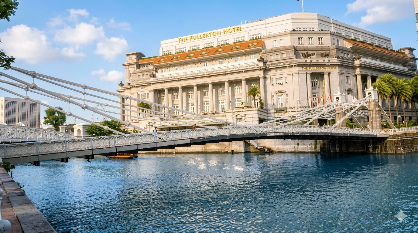 Singapore River, Cavenagh Bridge