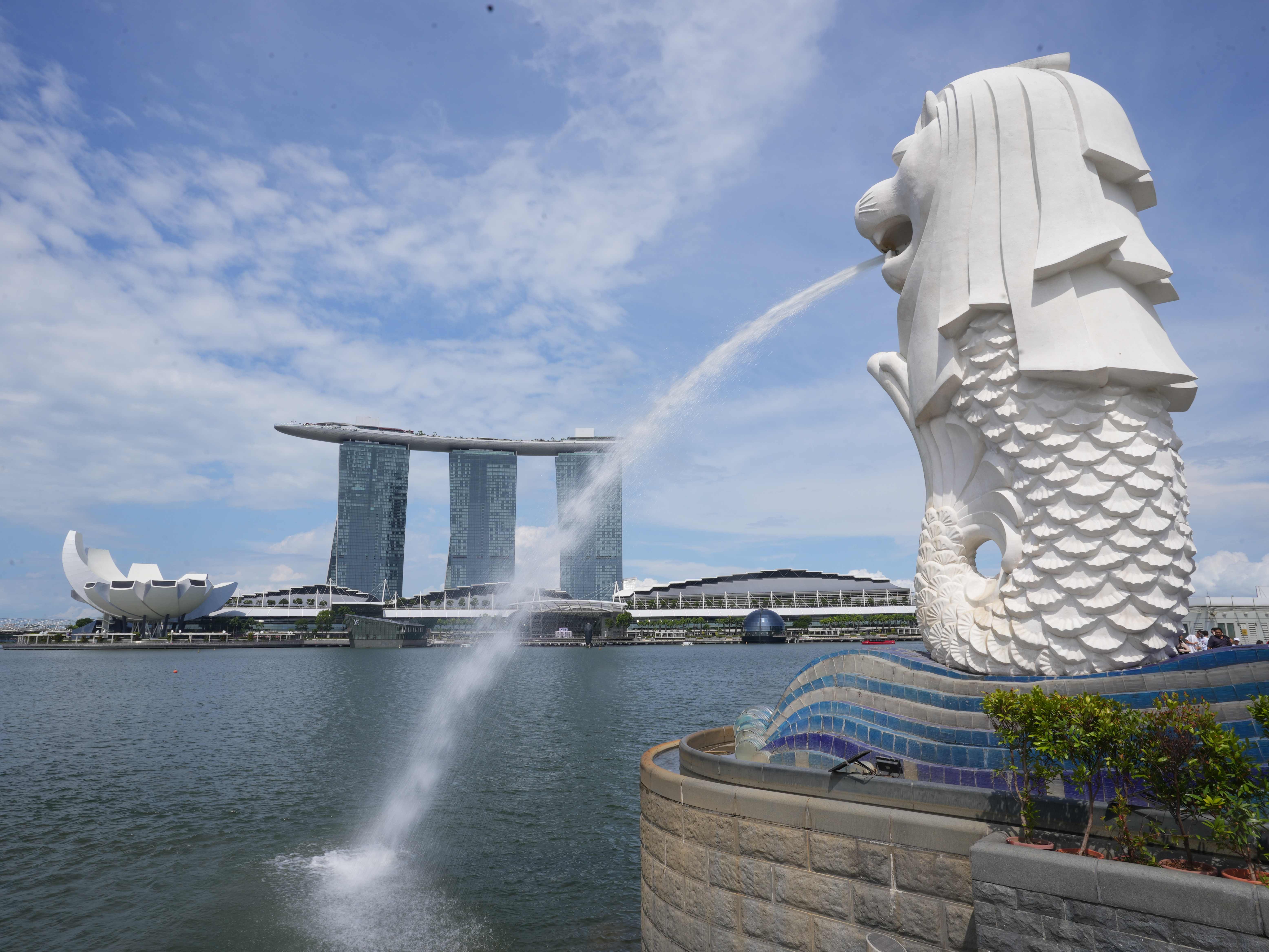 Merlion, Marina Bay Sands, Art-Science Museu